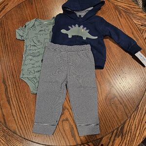 Carters boys Dinosaur 3pc set